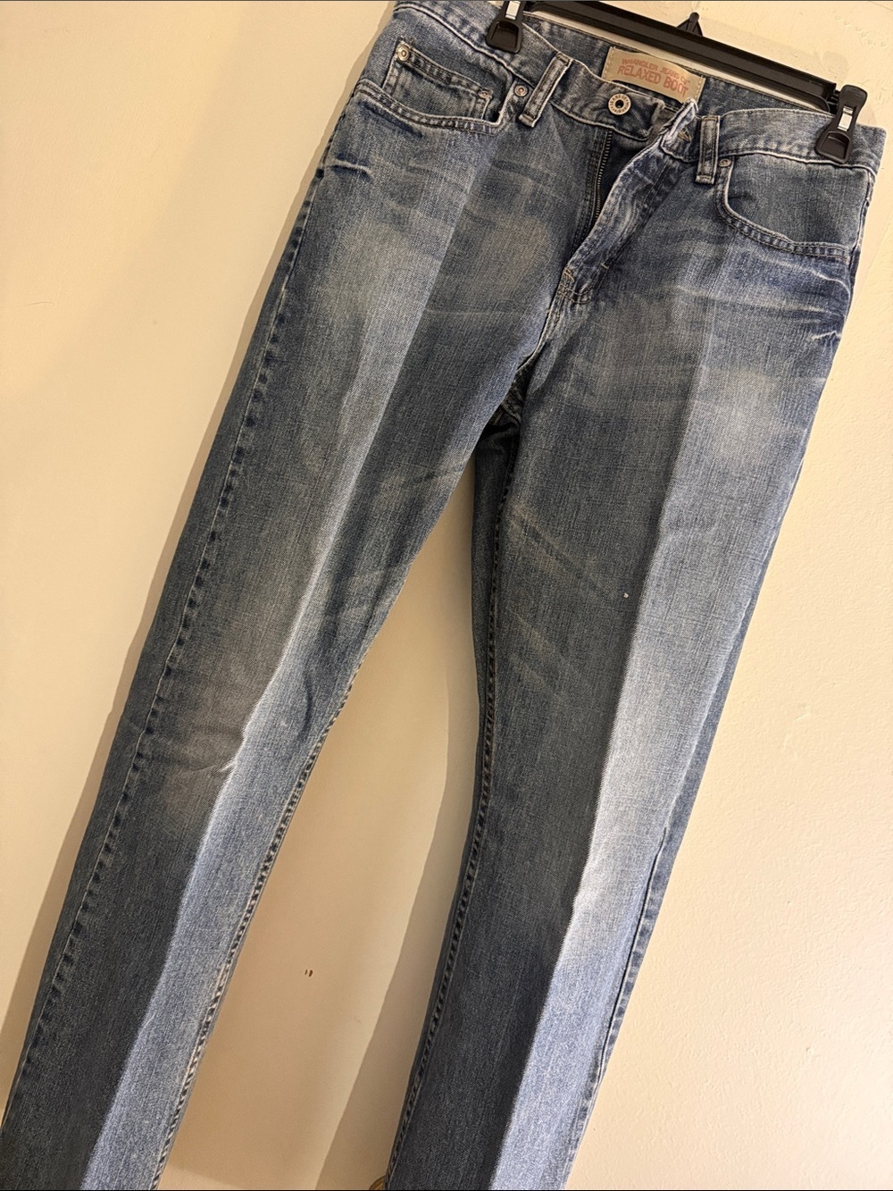 Wrangler Relaxed Boot Light Wash Blue Jeans